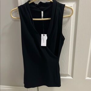 Z Supply Black Fitted Sleeveless Tank